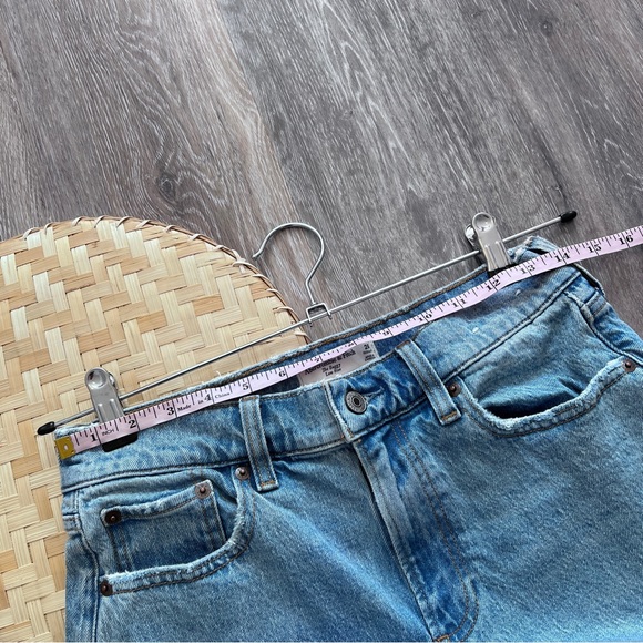 Abercrombie & fitch low rise baggy jeans medium light wash - Picture 5 of 7